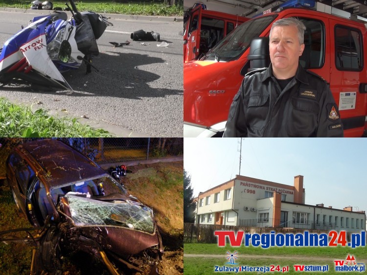 3 wypadki na terenie powiatu malborskiego. Trzy osoby poszkodowane. Weekendowy&#8230;