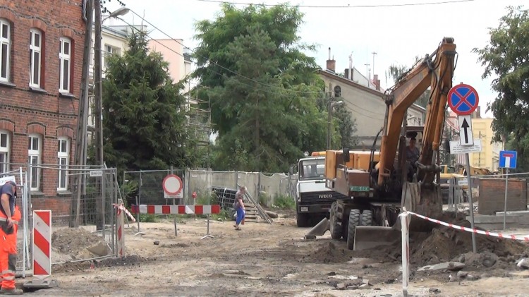 Koniec remontu ulicy Słowackiego w Malborku już w październiku?