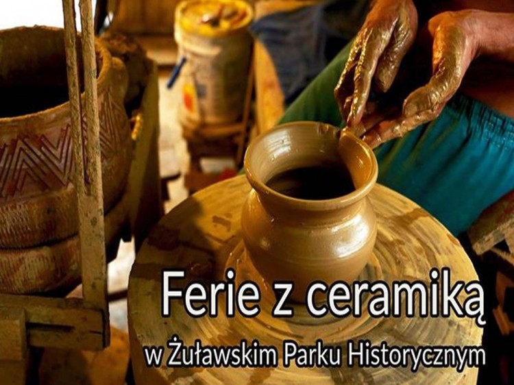 Żuławski Park Historyczny podczas ferii zaprasza na warsztaty ceramiczne.