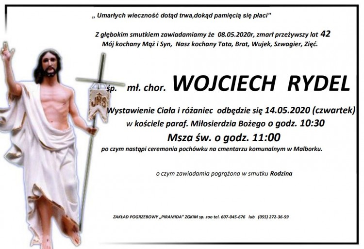 Zmarł Wojciech Rydel. Żył 42 lata.