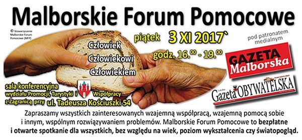 Zapraszamy na kolejne spotkanie w ramach Malborskiego Forum Pomocowego&#8230;