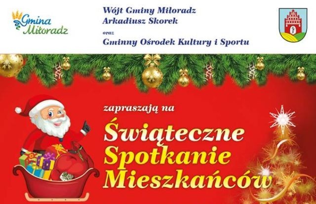 Świąteczne Spotkanie mieszkańców gminy Miłoradz. Zobacz godziny odjazdu&#8230;