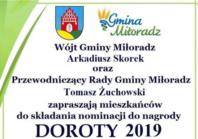 Kolejna edycja konkursu "Doroty" w Gminie Miłoradz