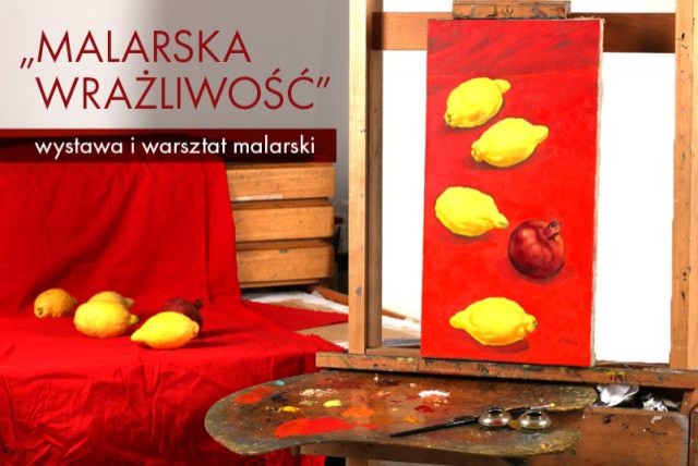 Nowy Dwór Gdański: Wystawa i warsztaty "Malarska wrażliwość"