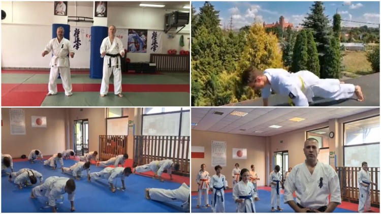 Malborski Klub Kyokushin Karate w #GaszynChallenge wspiera Dominika Oflakowskiego.