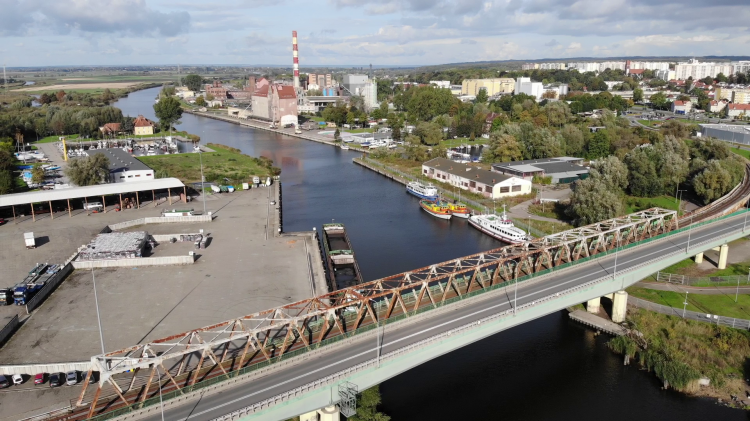 Port w Elblągu. Zobacz wideo z drona