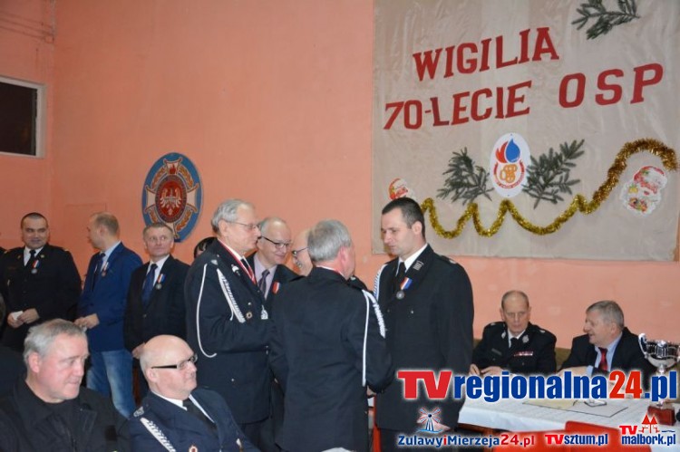 Nowy Dwór Gd. 70 lecie i Wigilia Ochotniczej Straży Pożarnej - 18.12.2015
